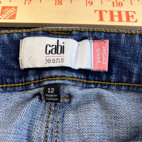 Cabi Women’s Patch Pocket Trouser Denim Jeans 4151R Size 12 - Picture 7 of 16